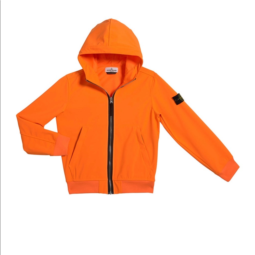 Stone Island
Mens Tech Hooded Zip-Up Jacket Size M